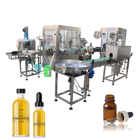 ນ້ຳມັນຫອມລະເຫີຍ 30ml e-liquid tincture bottle filling machine with mixing tank