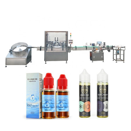 ເຄື່ອງເຕີມນ້ໍາມັນທີ່ຈໍາເປັນ pneumatic ເຄື່ອງສໍາອາງ e-liquid filling machine