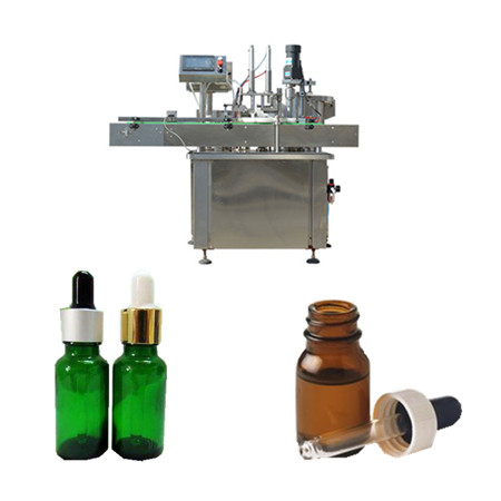 ອັດຕະໂນມັດ 10ml 15ml Little Bottle Essential Oil Beard Oil Filling Machine For Plastic Vial