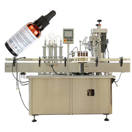Plastic e-liquid 60ml E Juice Flavor Filling Machine 10ml vape juice filling machine with Siemens PLC